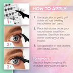 Ardell Active Press on DIY Lash Clusters, False Eyelashes, Cluster Lashes, Pre-Glued Underlash, Eyelash Extensions, Gainz, 1-pack