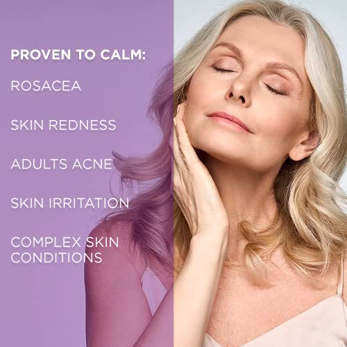 Hey Honey Skincare Relax, Fast Acting Rosacea Treatment & Redness Relief - Dermatologically Tested Calming Moisturizer For Sensitive Skin Oil- Free with Honey & Propolis Anti-Aging Benefits | 2.2 Oz