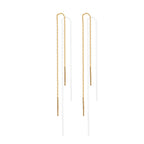 PAVOI Ball Drop Earrings for Women, 925 Silver, Yellow Gold, Size 2 Inches
