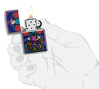 Zippo Eagle, Snake, Skull Design Iridescent Pocket Lighter