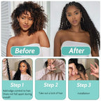 Human Braiding Hair for Boho Braids Human Hair 110g 24 Inch Curly Boho Hair for Braiding Knotless 12A Deep Wave Bohemian 3 Bundles/Pack Caramel Honey Blonde