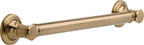 Delta Traditional (1-Pack) 18" Shower Grab Bar Seniors ADA Compliant Champagne Bronze 450 lb Capacity Bathroom Safety Handle for Shower, Bathtub | Wall Mounted Balance Assist, Grip Bar 41618-CZ