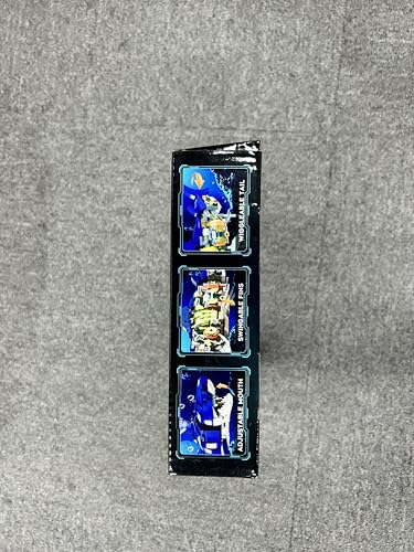 INSOON Mechanical Shark Building Set with LED Light, 687 PCS Movable Ocean Animal with Display Stand, Sea Fish Building Block Toy, Home Decor Gift for Adults Teens Kids Boys Ages 12+