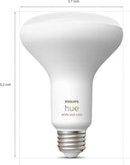 Philips Hue Smart 85W BR30 LED Bulb- White and Color Ambiance Color-Changing Light- 1 Pack- 1200LM- E26 - Indoor - Control with Hue App- Works with Alexa, Google Assistant and Apple Homekit