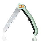 PrunePro® Folding Pruning Saw, 9.5 Inch Super Sharp SK5 Triple-Cut Blade, 3 Adjustable Cutting Angles, Ergonomic Non-Slip Grip, Lightweight, Portable Hand Saw for Tree Trimming, Camping, Gardening