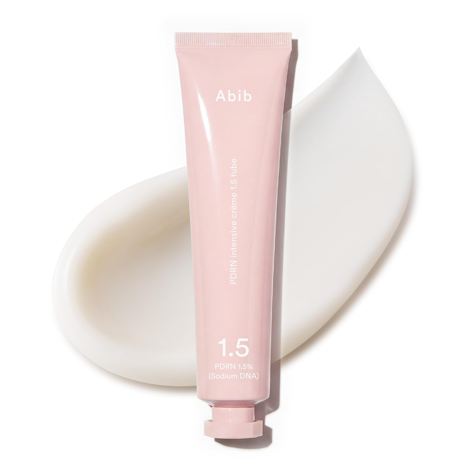Abib PDRN Intensive Cream 1.5 Tube 2.54 fl oz, Salmon DNA PDRN Hydrating Moisturizer for Dull and Stressed Skin, Skin Turnover and Barrier Care, with Peptides and Hyaluronic Acid, Korean Skincare