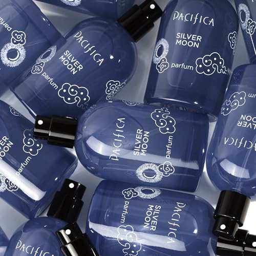 Pacifica Silver Moon Vanilla Almond Spice Perfume ��� Warm Gourmand Clean Fragrance for Women, 2 fl oz (Vegan & Cruelty-Free)
