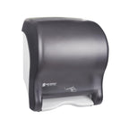 San Jamar Tear-N-Dry Essence Automatic Dispenser, Wall Mount, Plastic, Black Pearl