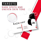 Kojie San Skin Soap - Original Kojic Acid Soap that Reduces Dark Spots, Hyperpigmentation, & Scars with Coconut & Tea Tree Oil – 65g x 6 Bars