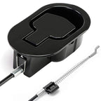 ttmagic Metal Recliner Handle Replacement Parts with Cable, Universal Recliner Sofa Chair Couch Release Lever Pull Handle, Fits Ashley and Major Recliner Brands, Exposed Cable Length 4.9“