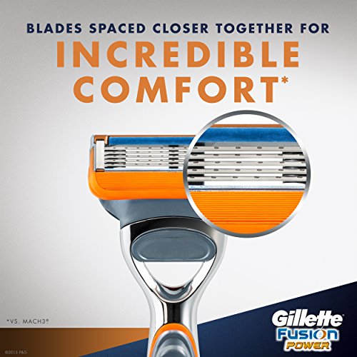 Gillette Fusion Power Men's Razor Blade Refills, 8 Count