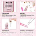 Lash Bonder for Eyelash Extensions Super Bonder Glue Accelerator with 10Pcs cotton swab Lash Extension Sealant Longer Retention Waterproof Oil-proof Special Dropper design for Dose Control(Aloe,15ml)