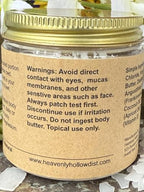 Magnesium Whipped Body Butter, Organic Magnesium Lotion Made in USA 4 oz Jar