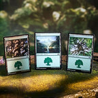 Magic: The Gathering 2025 Land Station (400 Basic Land Cards)