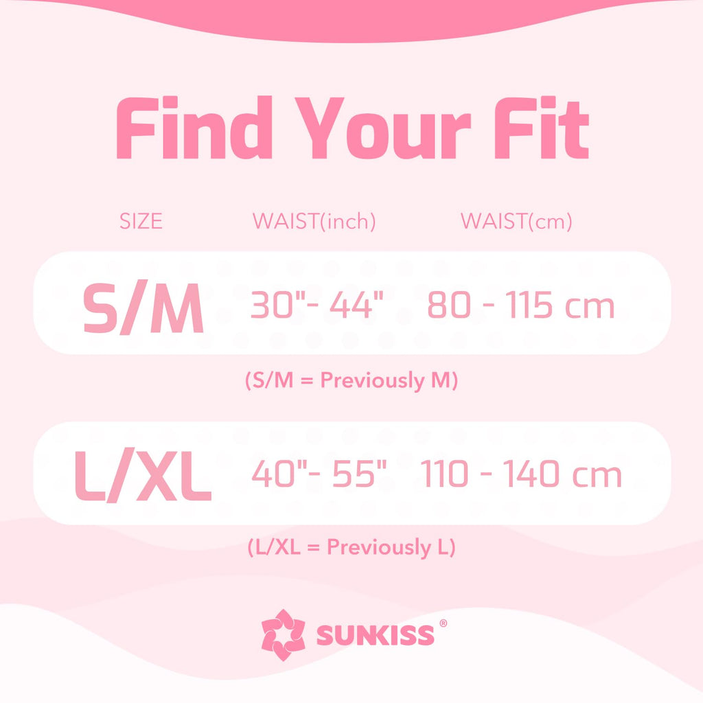 SUNKISS Masterpiece Adult Diapers with Tabs, Unisex Disposable Incontinence Briefs for Women and Men, Odor Control, Pink, Small/Medium, Previously Medium,10 Count