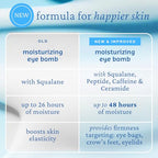belif The True Cream Moisturizing Eye Bomb Eye Cream Firms and Reduces Fine Lines, Crow's Feet, and Wrinkles | New and Improved | Peptide | Ceramide | Squalane | K-Beauty