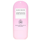 Glow Recipe Dew Shield Korean Face Sunscreen SPF 30 - Hydrating Moisturizer & Dewy, Lightweight Sunscreen - Formulated with Broad Spectrum UV Protection with No White Cast or Pilling (15ml)