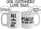 EzGift Sangak Made Me Do It Mug Funny Foodie Present Idea Coffee Tea Cup 11 oz
