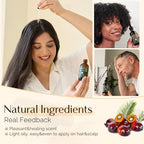 YANIBEST Batana Castor Oil, 100% Pure Natural Hair Oil for Strengthening Hair, Nourish and Repair Damaged Hair, Improve Scalp Health