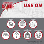Bonide Revenge Dual Action Bedbug & Insect Room Fogger, Pack of 3 Long Lasting Protection Against Fleas, Ticks, Cockroaches, Ants