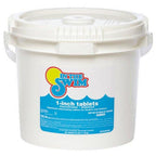 In The Swim 1 Inch Stabilized Chlorine Tablets for Sanitizing Swimming Pools - Fast Dissolving - 90% Available Chlorine - Tri-Chlor - 25 Pounds