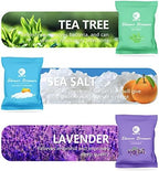 Shower Steamers Aromatherapy for Women and Men, 24-Pack Organic Shower Bombs with Essential Oil, Rose, Watermelon, Tea Tree, Orange & Vanilla, Sea Salt, Lavender Birthday Gifts for Women