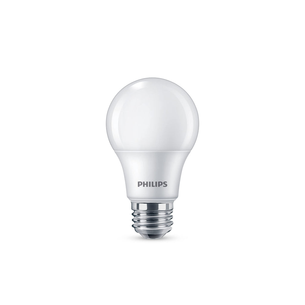 PHILIPS LED Basic Frosted Non-Dimmable A19 Light Bulb - EyeComfort Technology - 800 Lumen - Soft White (2700K) - 10W=60W - E26 Base - Indoor - 8-Pack