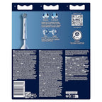 Oral-B Pro Sensitive Clean Electric Toothbrush Head, X-Shaped & Extra Soft Bristles for Gentle Brushing & Plaque Removal, Pack of 6 Toothbrush Heads, White