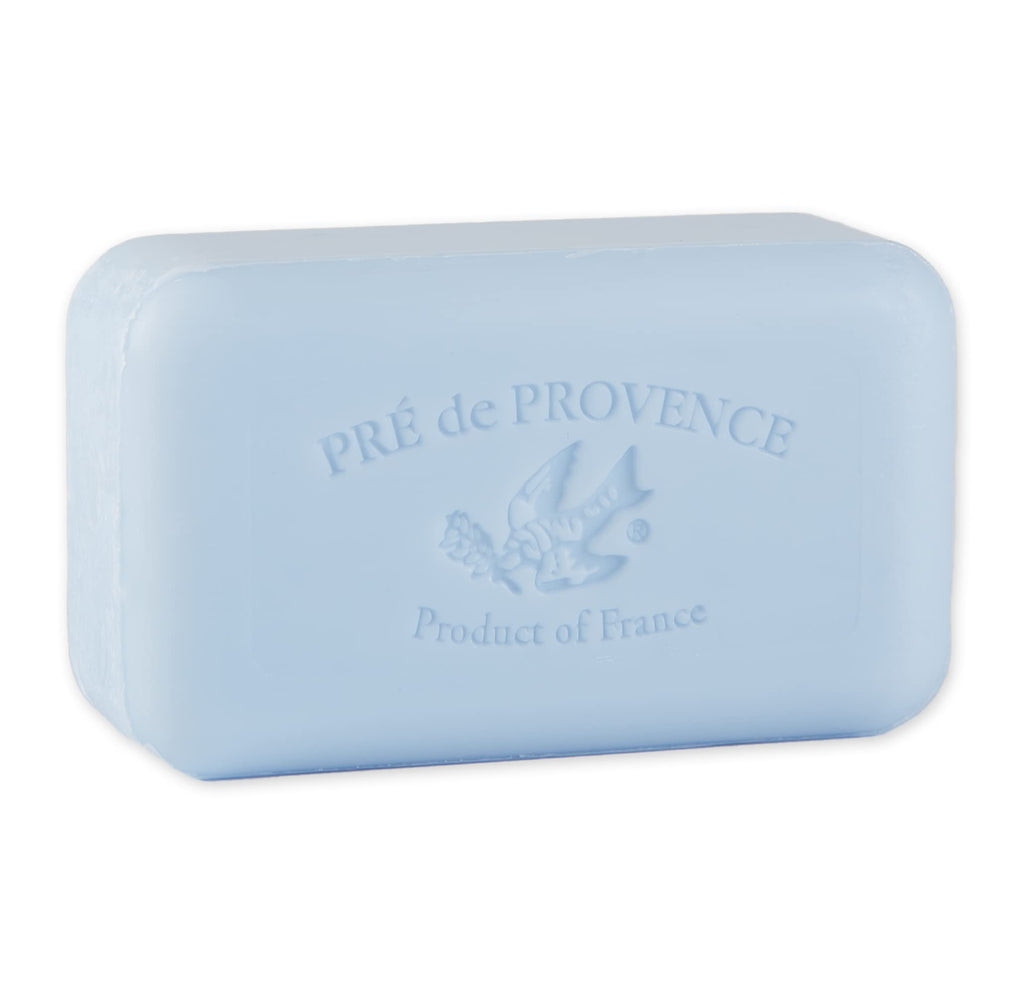 Pre de Provence Artisanal Soap Bar, Natural French Skincare, Enriched with Organic Shea Butter, Quad Milled for Rich, Smooth & Moisturizing Lather, Ocean Air, 5.3 Ounce