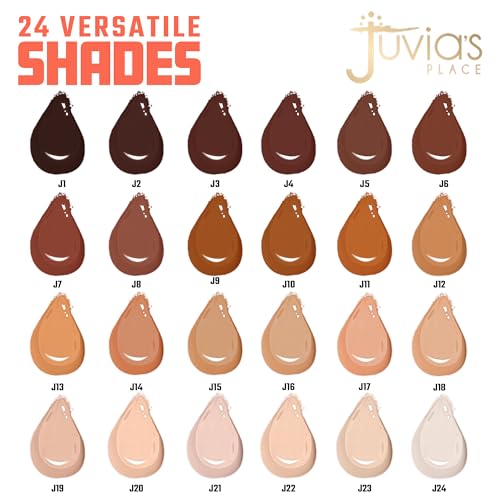 Juvia's Place I Am Magic Liquid Concealer J8 - Deep Dark w/Warm Undertone / 0.34 fl oz, Full Coverage Concealer, Makeup Concealer, Hydrating Concealer, Waterproof Concealer, Long Wear Concealer