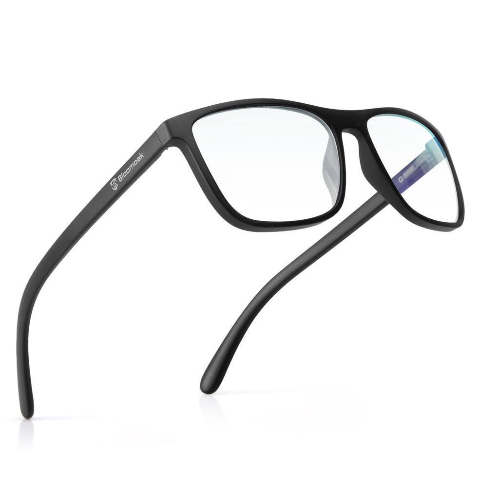 B BLOOMOAK Clear Night Driving Glasses, Anti-Glare Night Vision Glasses with AR Coating, Lightweight PC Lenses for Men Women