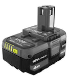 RYOBI ONE+ 18V Lithium-Ion 4.0 Ah Battery - Up to 3X Runtime vs 1.5Ah, LED Fuel Gauge, 18V Compatible PBP005