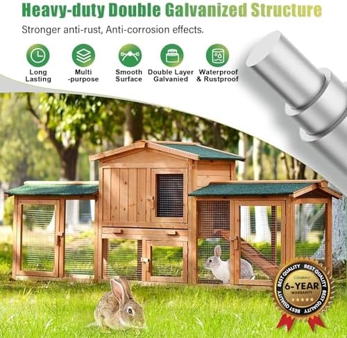 Hardware Cloth 1/4 inch 48in x 100ft 23 Gauge, Chicken Wire Hot-dip Galvanized After Welding Fence Roll Garden Plant Welded Metal Wire Fencing Roll, Rabbit Cages Snake Fence
