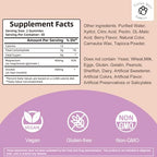 Magnesium Glycinate Gummies 400mg, w/Inositol 500mg for Women, Mineral & VIT B8 for Sleep, Stress & Muscle Relief, Metabolism Health, Sugar Free, No Melatonin, Gluten Free, Non GMO, Vegan, Pectin, 60