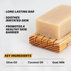 Southern Natural Goat Milk Soap Bar (Unscented Variety 3 Pack - Oatmeal & Honey/Castile/Unscented) For Dry, Sensitive Skin. Face and Body Soap For Men, Women, Kids and Baby. (Each Bar 4-4.5 oz)