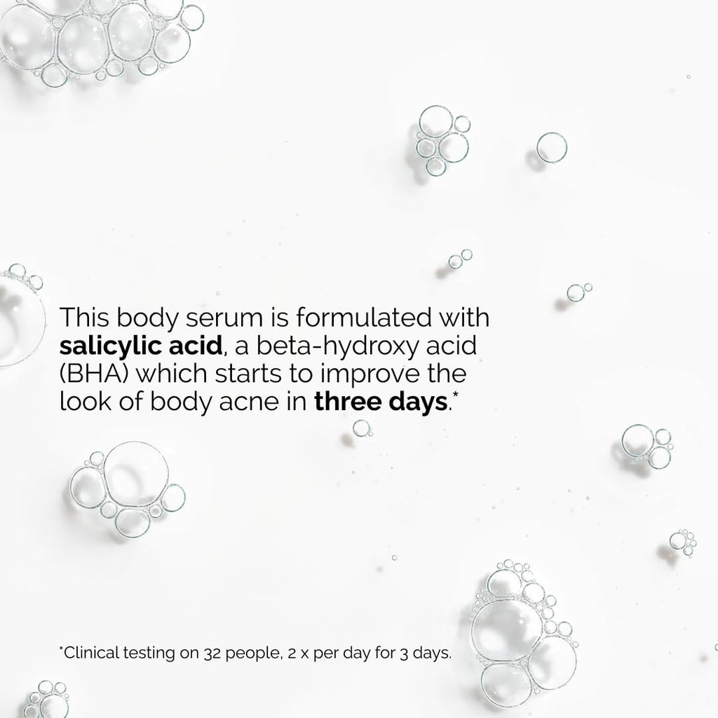 The Ordinary Salicylic Acid 0.5% Body Serum, Exfoliating Treatment for Acne-Prone Skin, 8.1 Fl Oz