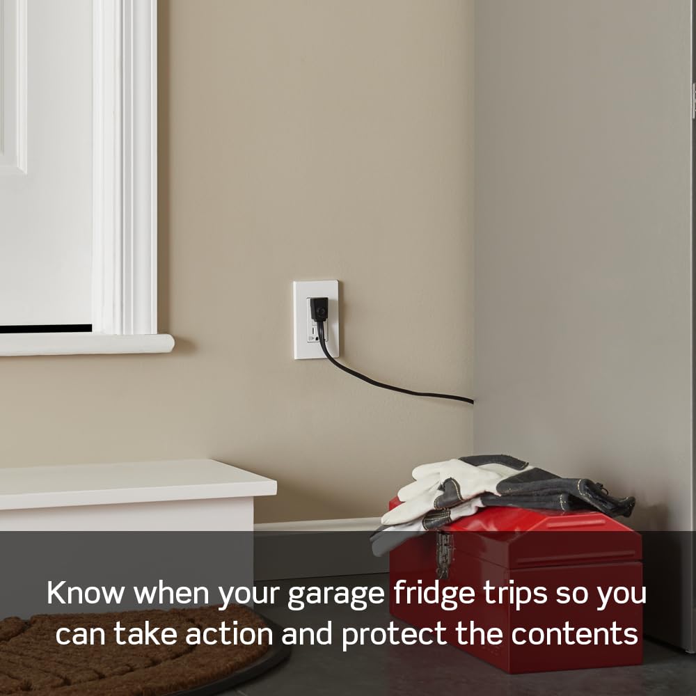 Leviton Outlet with Audible Alarm, 15 Amp, Self Test, Tamper-Resistant with LED Indicator Light, Great for Refrigerators in Garages, GFTA1-I, GFCI, Ivory