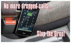 Drop Stop – 2 Original Car Seat Gap Fillers (Shark Tank) + Dash Pad + Light