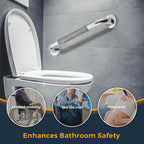 Grab Bars for Shower, 2 Pack 16-Inch Anti Slip Shower Handles for Elderly, Safety Shower Grab Bar, Stainless Steel Handicap Grab Bars for Bathroom (Polished Nickel 1" Diameter)