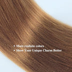Braiding Hair Pre stretched Gold Brown Prestretched Braiding Hair for Black Women Twist Kids Ez Braid Braiding Hair Synthetic Knotless Colored Hypoallergenic Hair extensions Boho braids