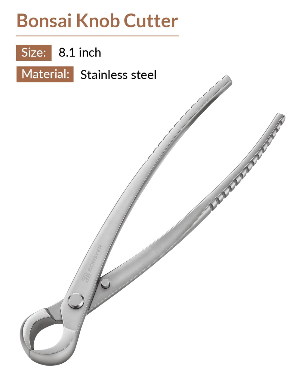 Bonsai Tool Set 6PCS with Wood Box, Stainless Steel Bonsai Tools