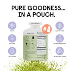 Numilk Pouches 4-Pack - Matcha Oat Latte - Creamy Plant-Based Milk in Seconds - Easy-to-Use with the Numilk Nut Milk Maker Machine - Dairy Free Milk Beverage - One Pouch Makes 32oz