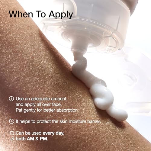 ANUA 3 Ceramide Panthenol Moisture Barrier Cream, Hydrating Face Moisturizer for Normal Skin, Panthenol, Ceramide, Centella for Skin Barrier Non Comedogenic, Korean Skincare (100ml/ 3.38 fl. oz.)