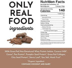 JUST INGREDIENTS Protein Powder | 15 Servings | 24g Protein | Chocolate Flavor Made with 100% Grass-Fed, Non-Denatured Whey | Five Different Sources from Organic Whole Food Ingredients