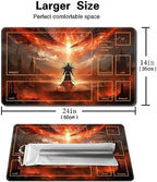 MTG Playmat - Non-Slip Backing Printing, Ideal for Card Game Enthusiasts TCG Playmat (Disaster befalls1-Deck)