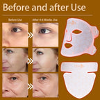 K11 LED Red Light Therapy Face Mask & Neck | 7-Color Rejuvenating Facial Skin Care Set | Portable Anti-Aging Mask for Home & Travel Use