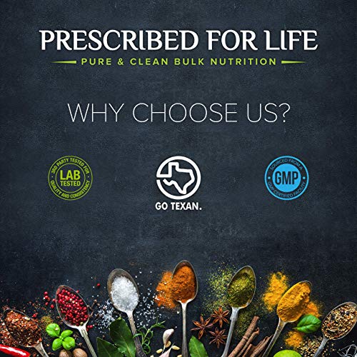 Prescribed For Life Malic Acid (L) Powder | 100% Pure Malic Acid | Supports Energy and Endurance | Promotes Healthy Skin | Food Grade, Natural, Gluten Free, Vegan, Non-GMO, 1 lb