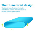 BUYHAO Tubular Slide Sheet for Patient Transfer，Washable & Reusable Draw Sheets, Sliding Board Suitable for Cars, Vehicles, Wheelchairs, Hospitals, Bed Transfers, Nursing Home Care，53" x 30"