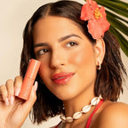 Palladio Jelly Tint, Liquid Stain for Cheeks & Lips, Vivid Color Lip Stain, Lightweight Non-Sticky and Transfer-proof, Natural Finish Makeup, Nude Berry