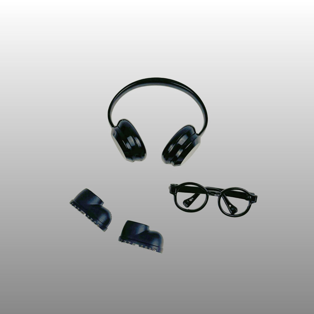 SunOutDeeal Clothes for 15cm/17cm Labubu ((Doll Not Included)，Trendy Accessory Sets for Doll ,(The Product has Words)(Cool-1 )